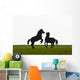 Horses playing Wall Mural