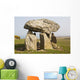 Careg Sampson dolmen, South West Wales Wall Mural
