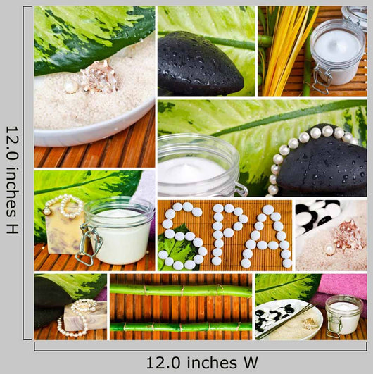 Spa Collage Beautiful Conceptual
