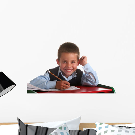 Elementary / Primary School boy Wall Decal