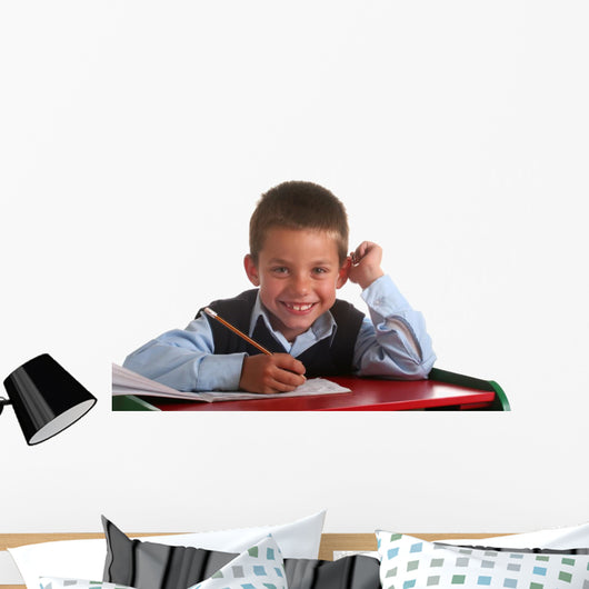 Elementary / Primary School boy Wall Decal
