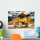 Big truck at construction yard Wall Mural