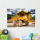 Big truck at construction yard Wall Mural