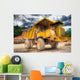 Big truck at construction yard Wall Mural