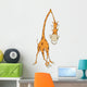 Cheerful giraffe. Cartoon Wall Decal