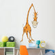 Cheerful giraffe. Cartoon Wall Decal