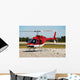 Bell 206 light helicopter Wall Mural