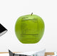 Green Apple With Nutrition Facts Wall Decal