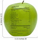 Green Apple With Nutrition Facts Wall Decal
