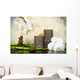 White Orchid with Bamboo