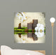 White Orchid with Bamboo