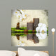 White Orchid with Bamboo