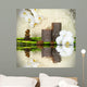 White Orchid with Bamboo