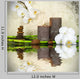 White Orchid with Bamboo