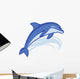 Dolphin Mascot Wall Mural