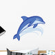 Dolphin Mascot Wall Mural