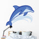 Dolphin Mascot Wall Mural