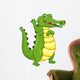 Crocodile cartoon Wall Decal