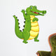 Crocodile cartoon Wall Decal