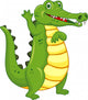 Crocodile cartoon Wall Decal