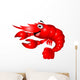 Prawn cartoon Wall Decal