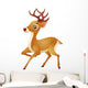 Deer cartoon isolated Wall Decal