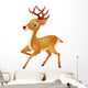 Deer cartoon isolated Wall Decal
