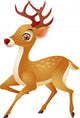 Deer cartoon isolated Wall Decal