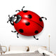 Ladybird Vector Wall Decal