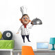 cartoon chef Wall Decal