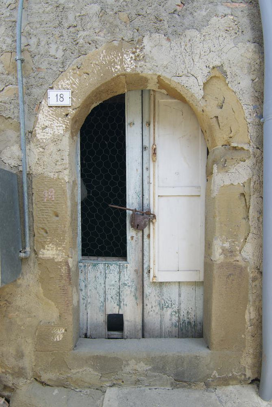 Porta Con Vecchio Lucchetto Wall Mural