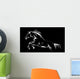 Horse Jumping Black Vector