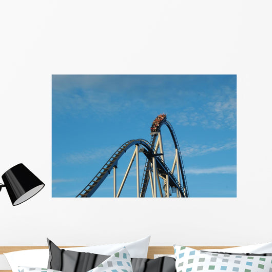 Roller Coaster Hills Wall Decal