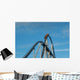 Roller Coaster Hills Wall Decal