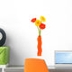 gerbera daisies in vase Wall Decal
