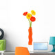 gerbera daisies in vase Wall Decal
