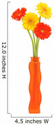 gerbera daisies in vase Wall Decal