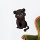 Black panther cub Wall Decal