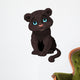 Black panther cub Wall Decal