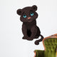 Black panther cub Wall Decal