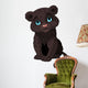 Black panther cub Wall Decal
