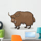 cartoon Yak Wall Decal