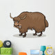 cartoon Yak Wall Decal