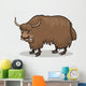 cartoon Yak Wall Decal