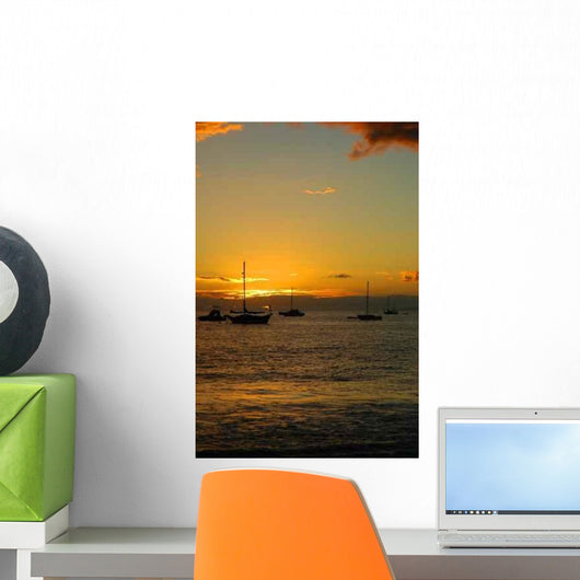 Maui Sunset Wall Decal