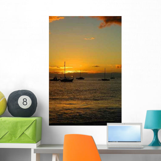 Maui Sunset Wall Decal