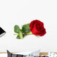 Red rose Wall Decal