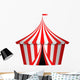 Vector illustration of circus tent Wall Decal