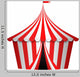 Vector illustration of circus tent Wall Decal