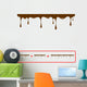 Chocolate Seamless Drips Wall Decal